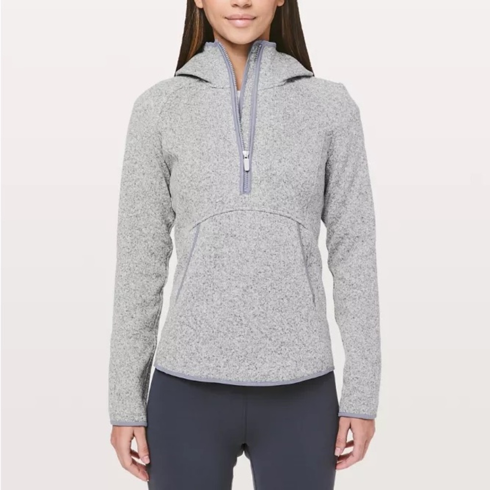 Lululemon Fleece and Thank You Pullover Half-Zip Hoodie